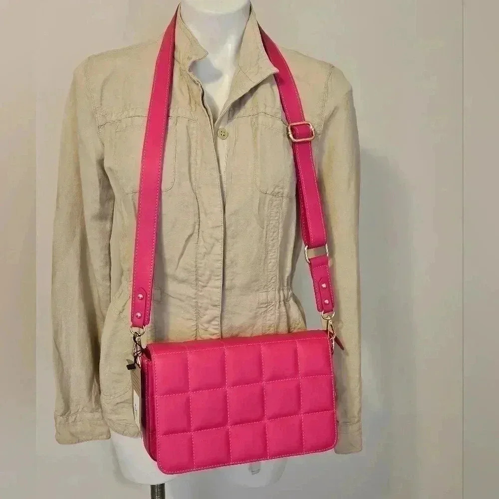 Unica Firenze Made in Italy Quilted Crossbody Bag/Clutch